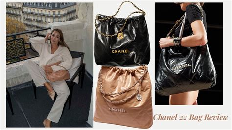 chanel 22 backpack size|Chanel 22 bag review.